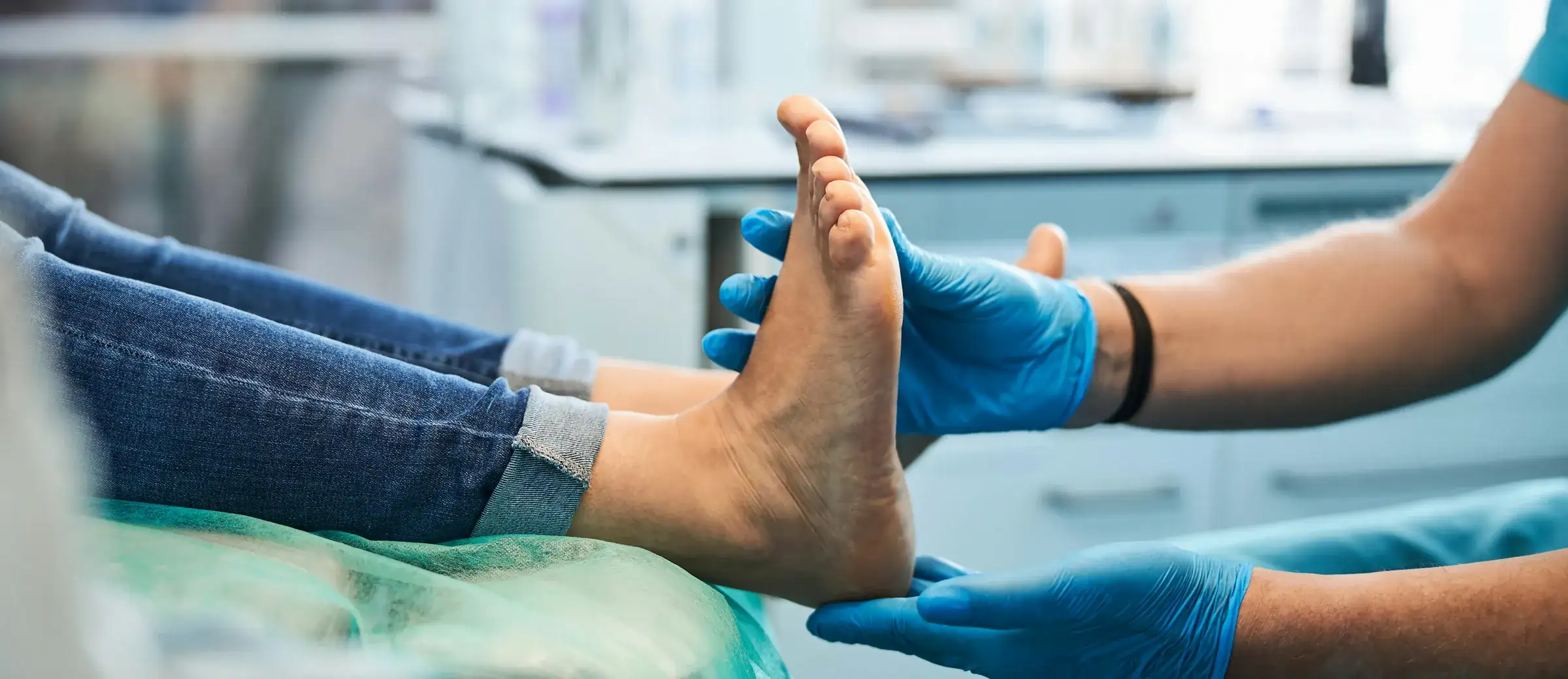 A foot and ankle examination